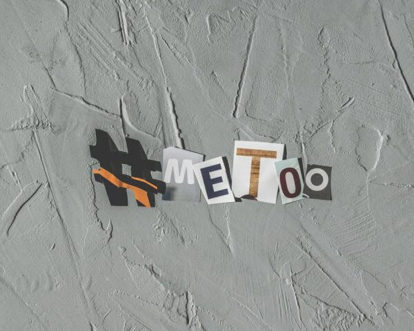 Magazine letters spelling me too